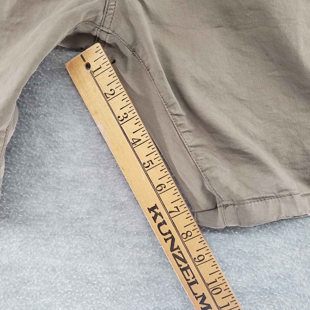 Mavi Ethan Shorts Mens 46 Brown Solid Modern Cotton Stretch Twill Chino Casual - Picture 5 of 6